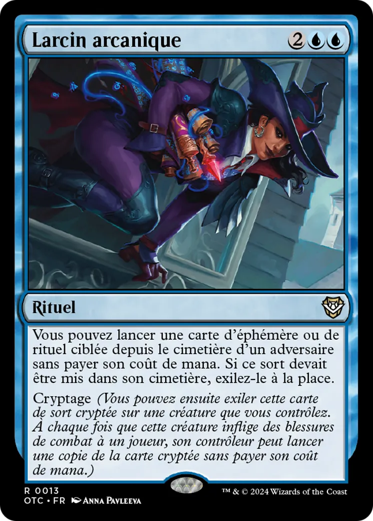 Larcin arcanique — Outlaws of Thunder Junction Commander — Magic: The Gathering