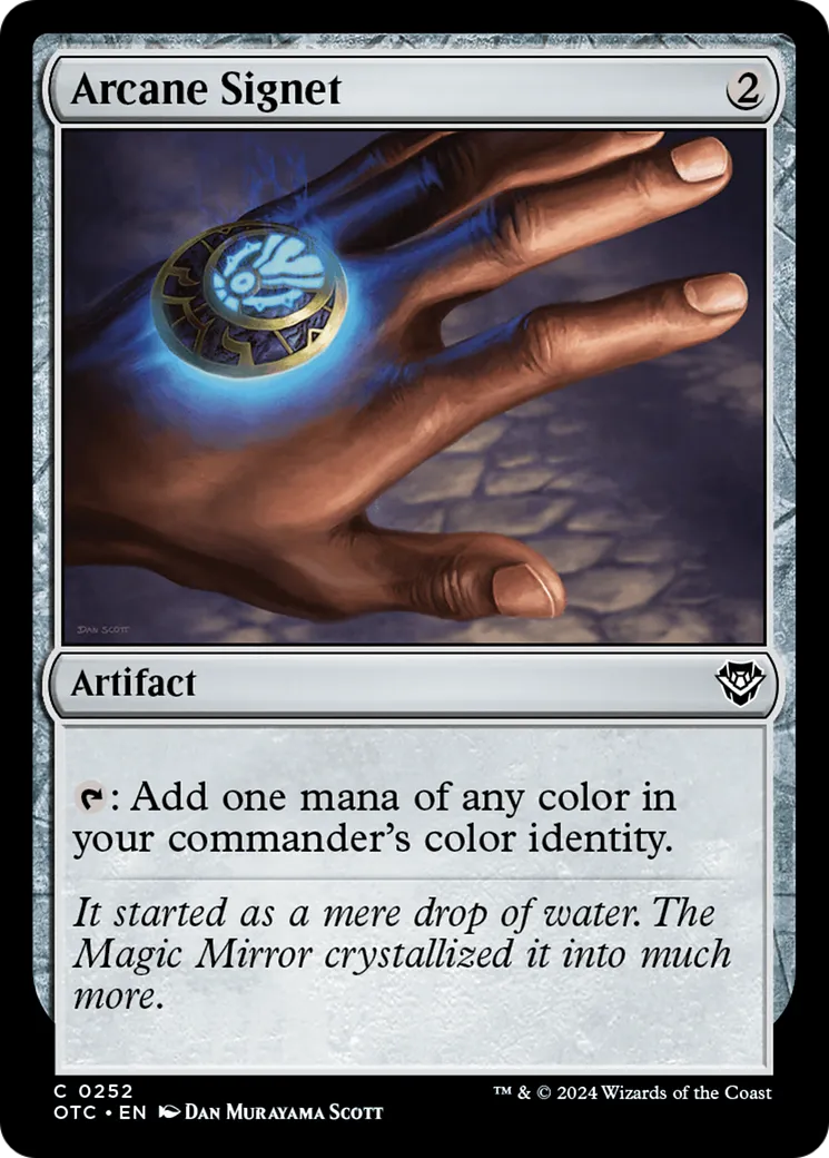 Arcane Signet — Outlaws of Thunder Junction Commander — Magic: The Gathering