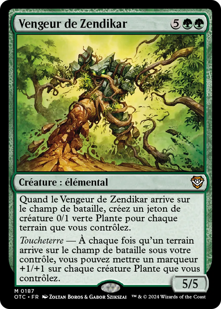 Vengeur de Zendikar — Outlaws of Thunder Junction Commander — Magic: The Gathering