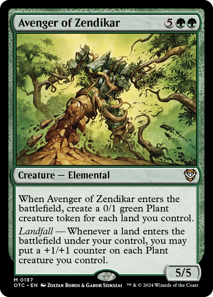 Vengeur de Zendikar — Outlaws of Thunder Junction Commander — Magic: The Gathering