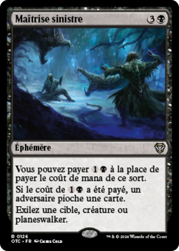 Maîtrise sinistre — Outlaws of Thunder Junction Commander — Magic: The Gathering