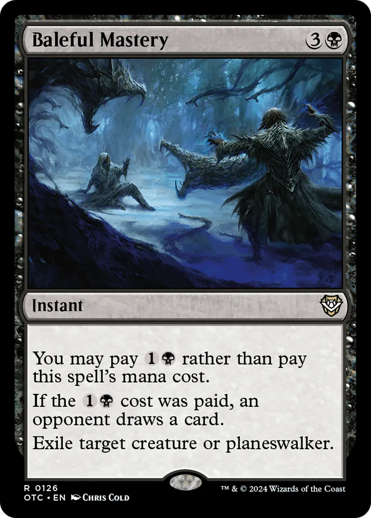 Baleful Mastery — Outlaws of Thunder Junction Commander — Magic: The Gathering