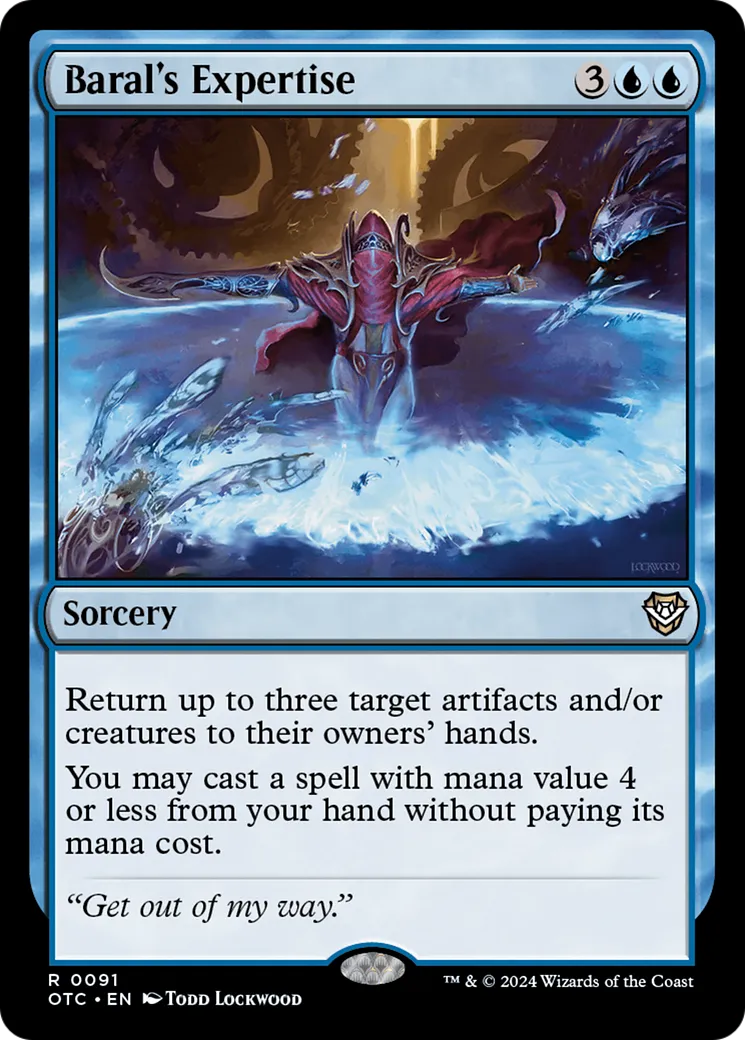 Expertise de Baral — Outlaws of Thunder Junction Commander — Magic: The Gathering