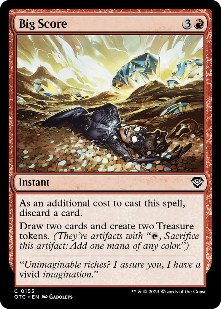 Le pactole — Outlaws of Thunder Junction Commander — Magic: The Gathering