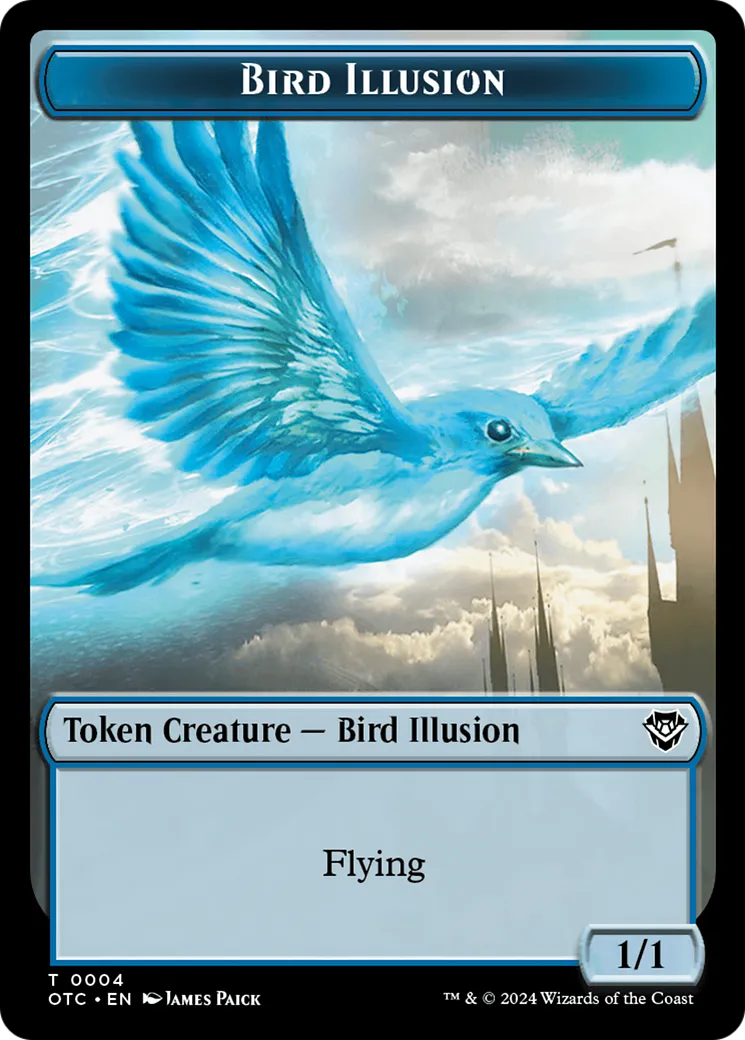 Bird Illusion — Outlaws of Thunder Junction Commander — Magic: The Gathering