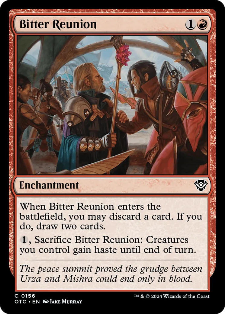 Bitter Reunion — Outlaws of Thunder Junction Commander — Magic: The Gathering