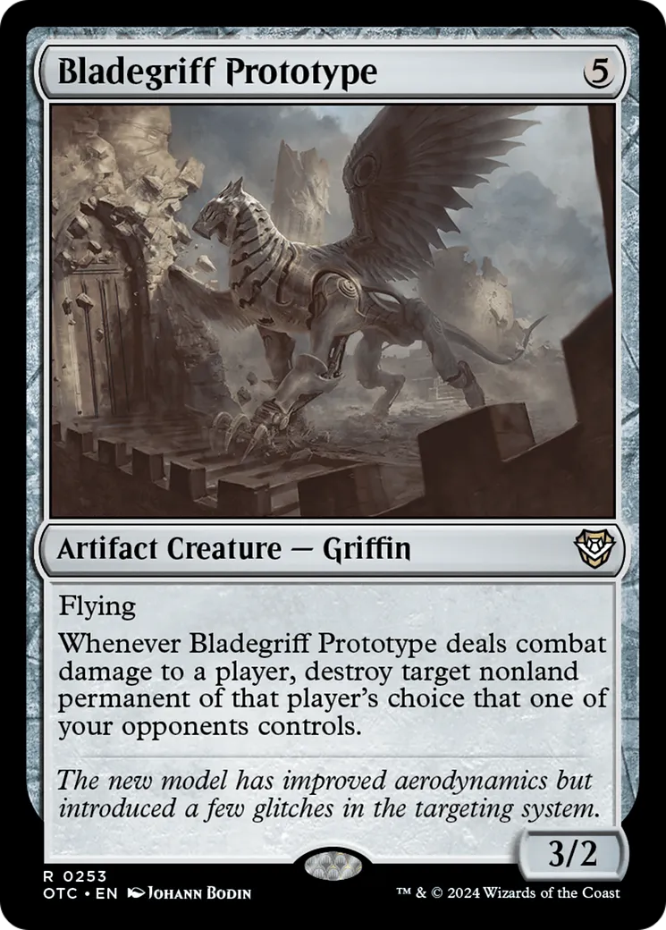 Prototype lamegriffon — Outlaws of Thunder Junction Commander — Magic: The Gathering