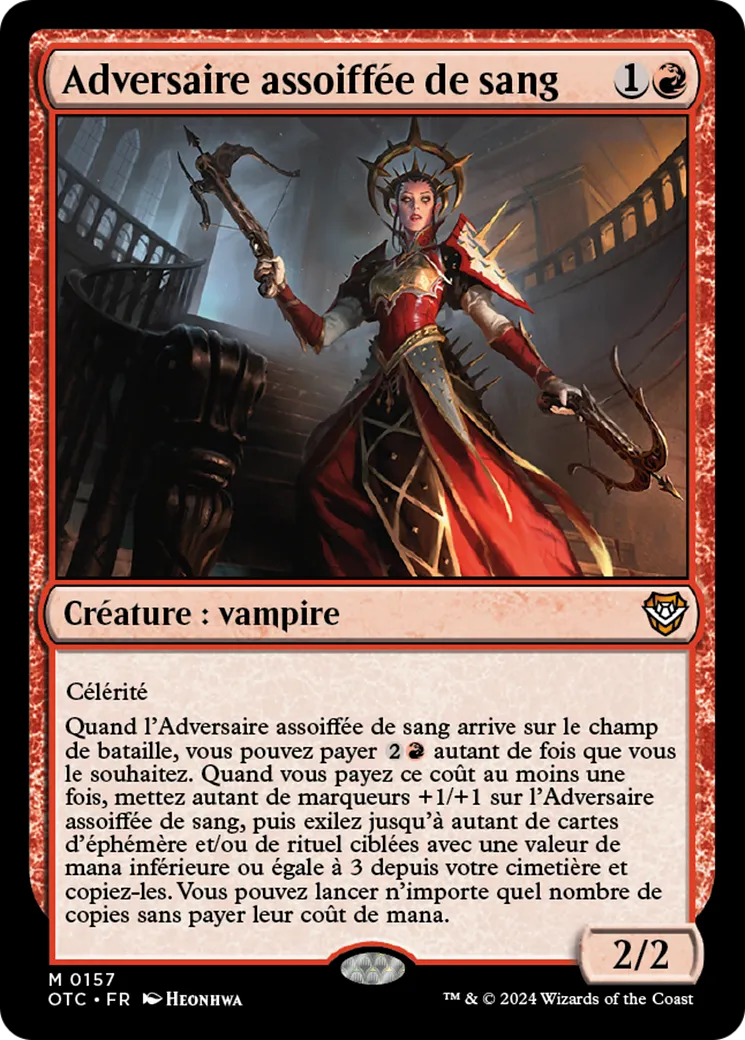 Adversaire assoiffée de sang — Outlaws of Thunder Junction Commander — Magic: The Gathering