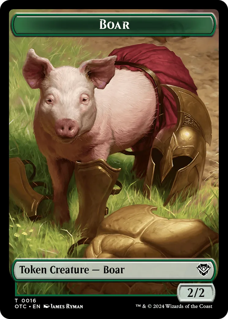 Boar — Outlaws of Thunder Junction Commander — Magic: The Gathering