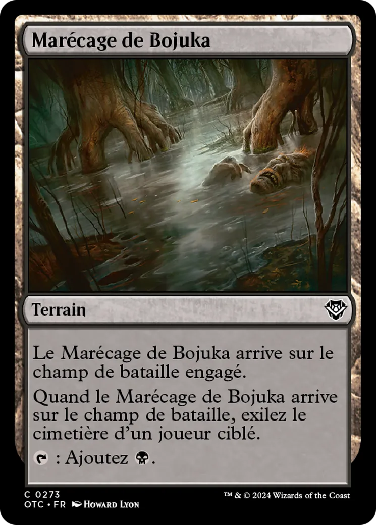 Marécage de Bojuka — Outlaws of Thunder Junction Commander — Magic: The Gathering