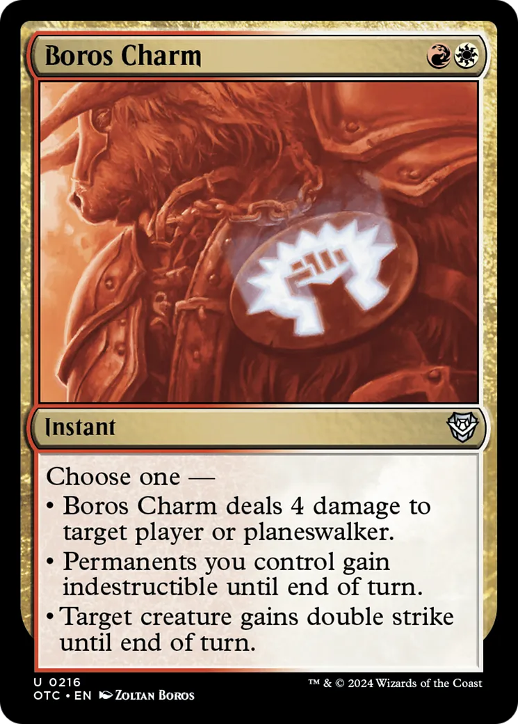 Boros Charm — Outlaws of Thunder Junction Commander — Magic: The Gathering