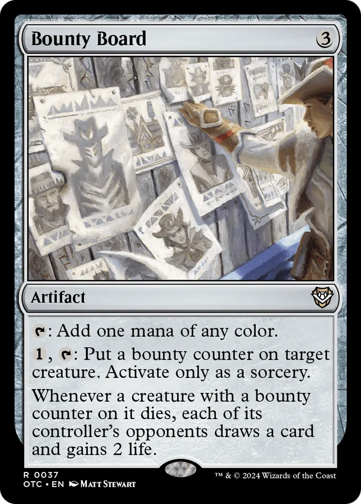 Bounty Board — Outlaws of Thunder Junction Commander — Magic: The Gathering
