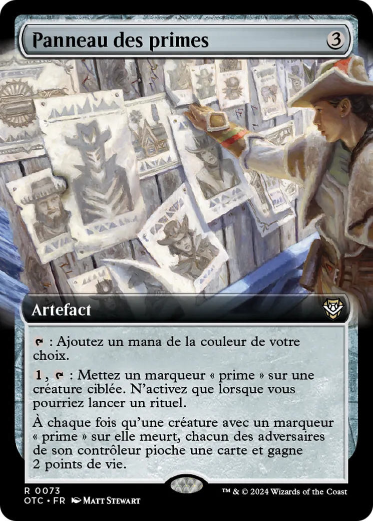 Panneau des primes — Outlaws of Thunder Junction Commander — Magic: The Gathering