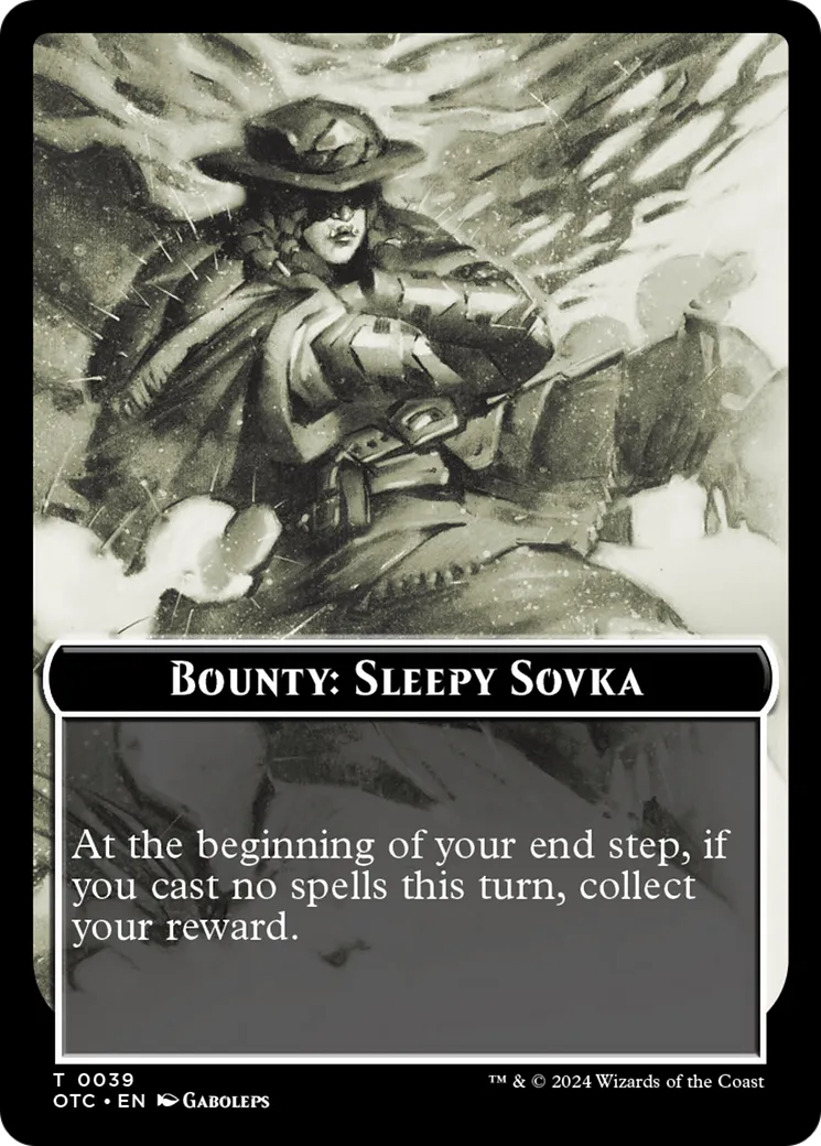 Bounty: Sleepy Sovka // Wanted! — Outlaws of Thunder Junction Commander — Magic: The Gathering