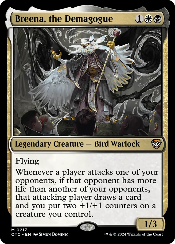 Breena, the Demagogue — Outlaws of Thunder Junction Commander — Magic: The Gathering