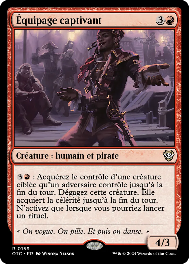 Équipage captivant — Outlaws of Thunder Junction Commander — Magic: The Gathering