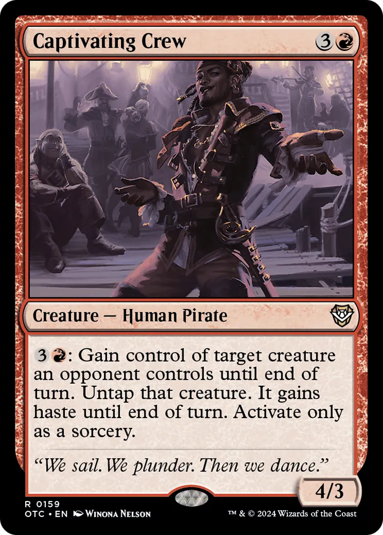 Équipage captivant — Outlaws of Thunder Junction Commander — Magic: The Gathering