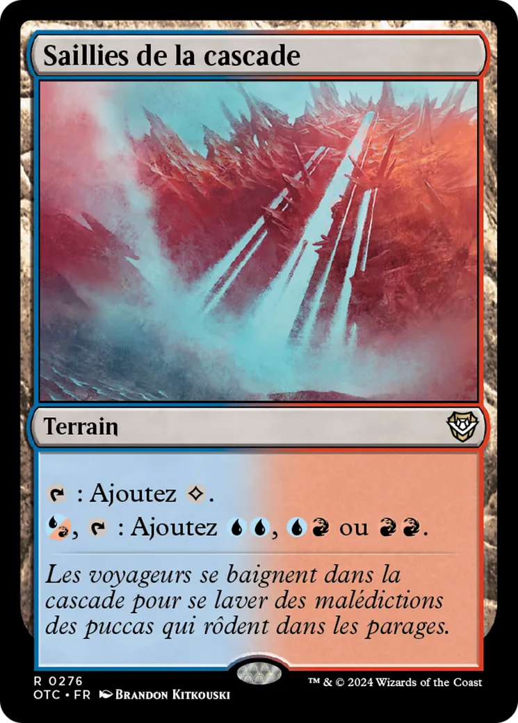 Saillies de la cascade — Outlaws of Thunder Junction Commander — Magic: The Gathering
