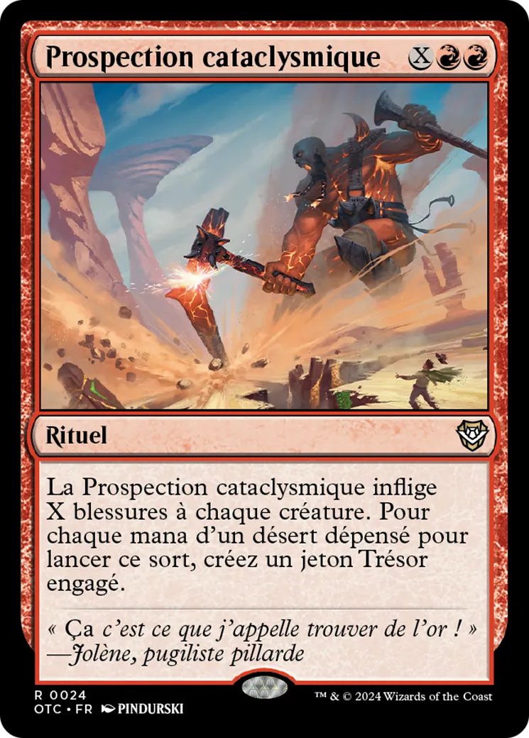 Prospection cataclysmique — Outlaws of Thunder Junction Commander — Magic: The Gathering