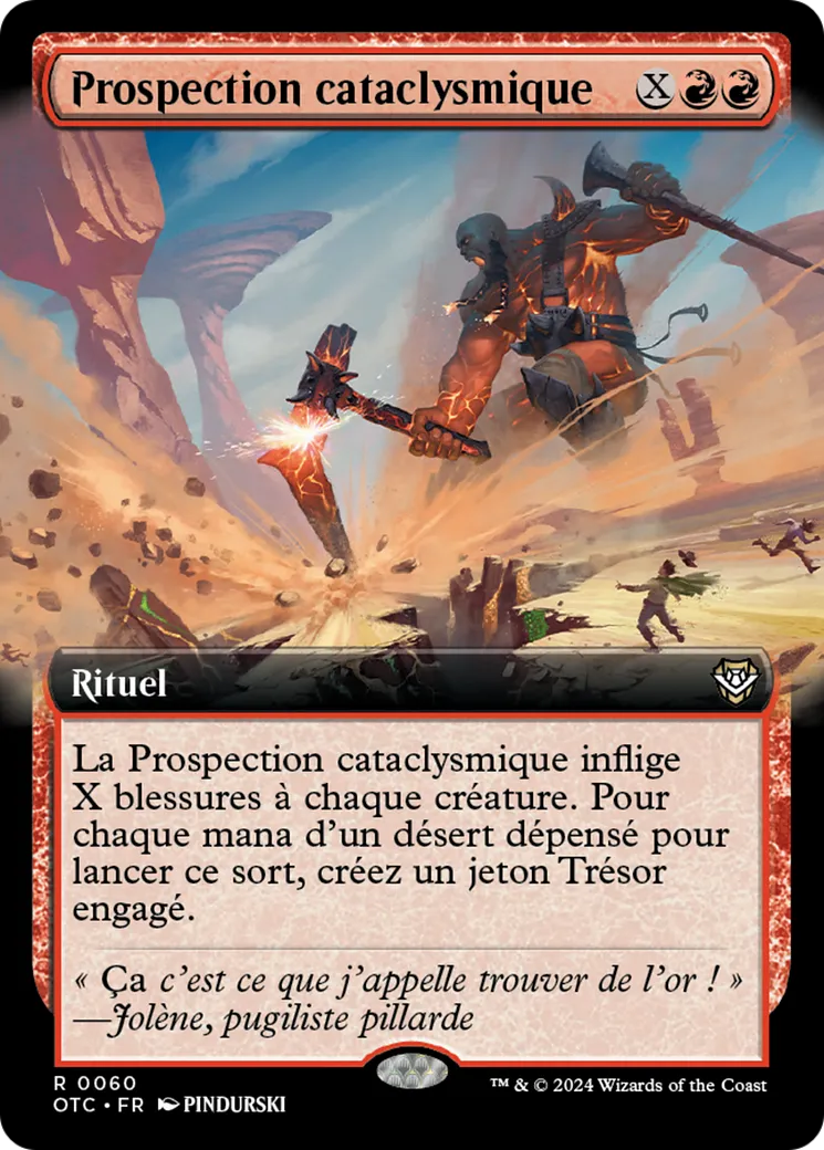 Prospection cataclysmique — Outlaws of Thunder Junction Commander — Magic: The Gathering