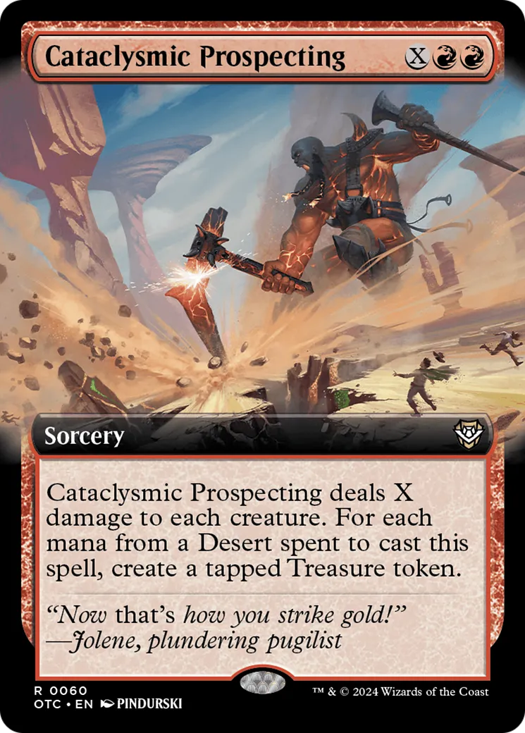 Cataclysmic Prospecting — Outlaws of Thunder Junction Commander — Magic: The Gathering