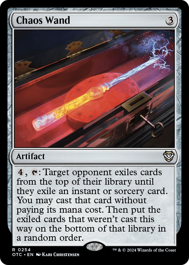 Chaos Wand — Outlaws of Thunder Junction Commander — Magic: The Gathering