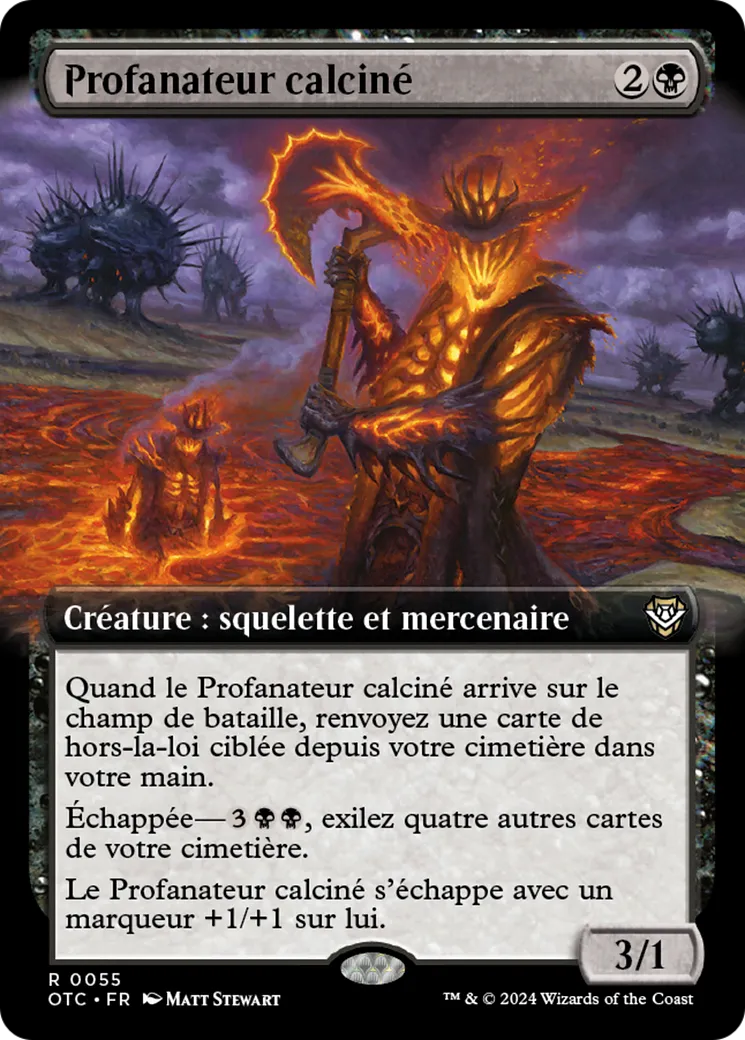 Profanateur calciné — Outlaws of Thunder Junction Commander — Magic: The Gathering