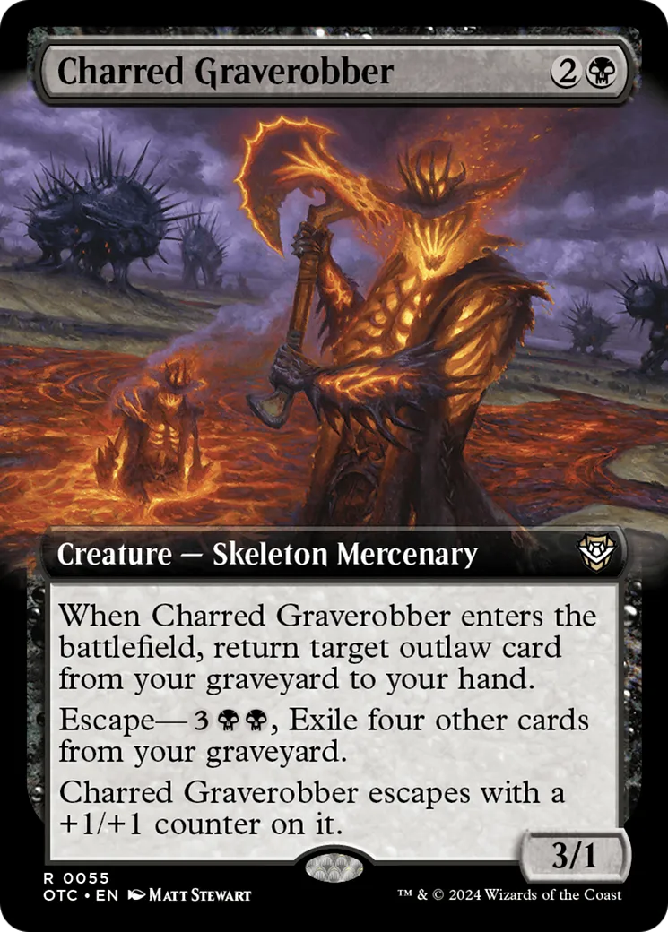 Charred Graverobber — Outlaws of Thunder Junction Commander — Magic: The Gathering