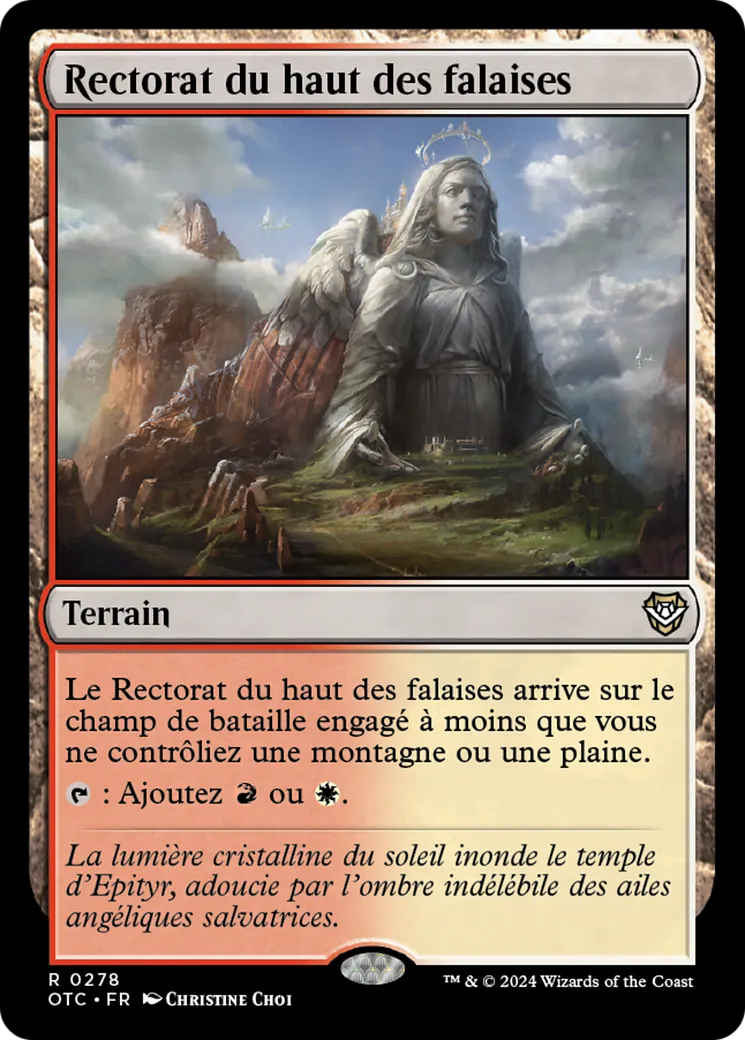 Rectorat du haut des falaises — Outlaws of Thunder Junction Commander — Magic: The Gathering