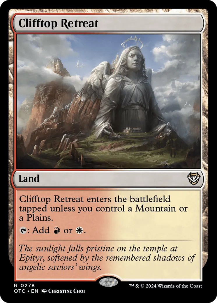 Rectorat du haut des falaises — Outlaws of Thunder Junction Commander — Magic: The Gathering