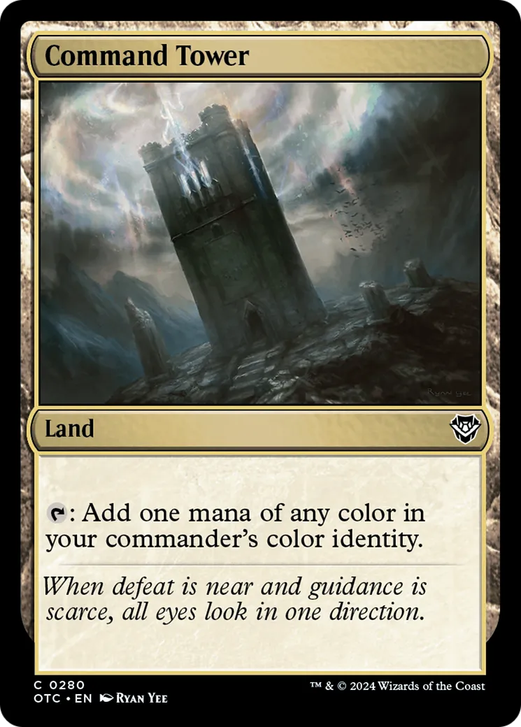 Command Tower — Outlaws of Thunder Junction Commander — Magic: The Gathering