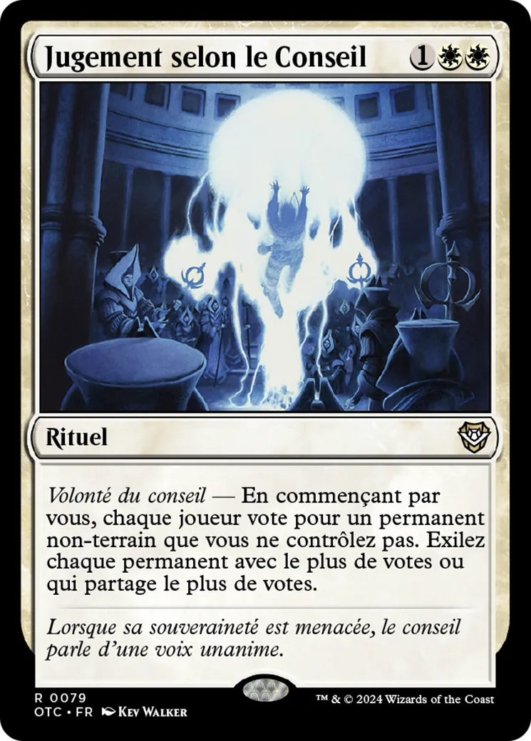 Jugement selon le Conseil — Outlaws of Thunder Junction Commander — Magic: The Gathering