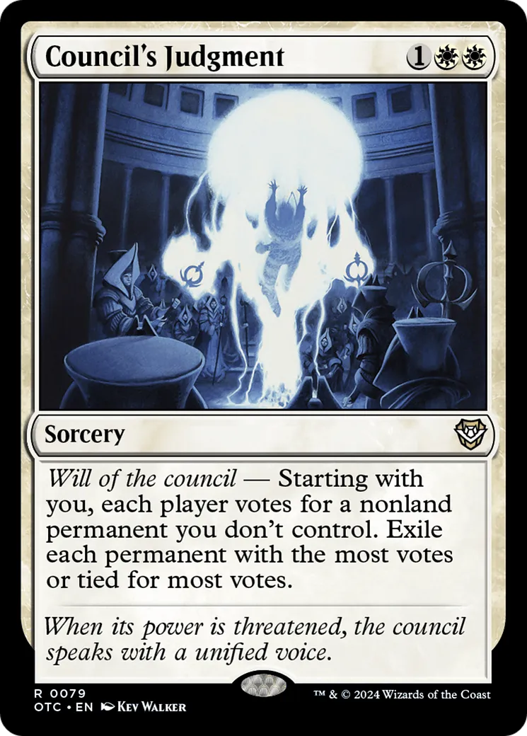 Council's Judgment — Outlaws of Thunder Junction Commander — Magic: The Gathering