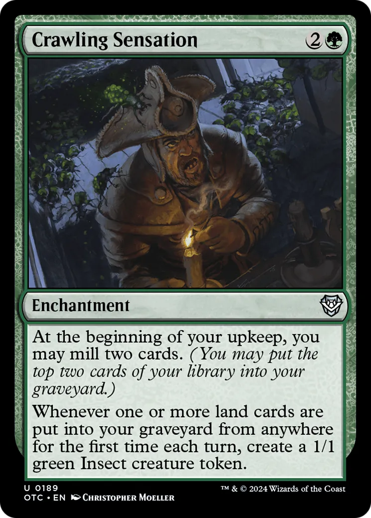 Crawling Sensation — Outlaws of Thunder Junction Commander — Magic: The Gathering