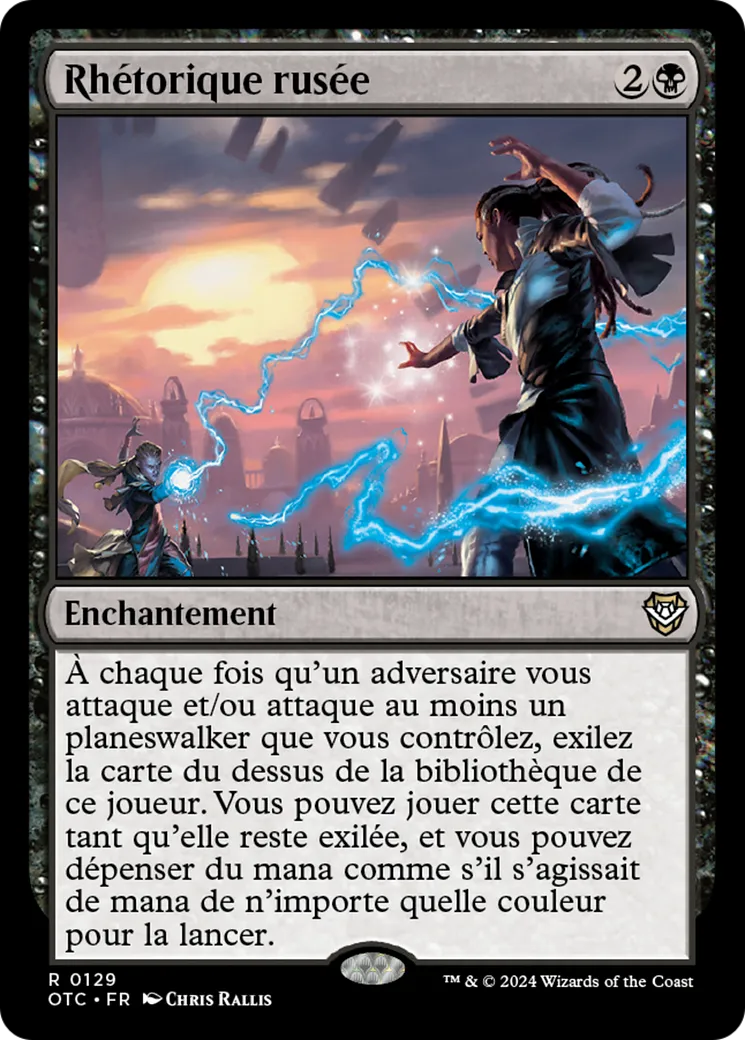 Rhétorique rusée — Outlaws of Thunder Junction Commander — Magic: The Gathering