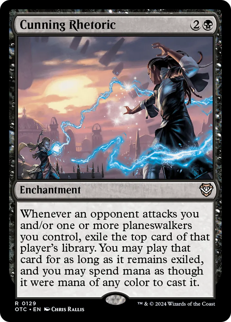 Cunning Rhetoric — Outlaws of Thunder Junction Commander — Magic: The Gathering