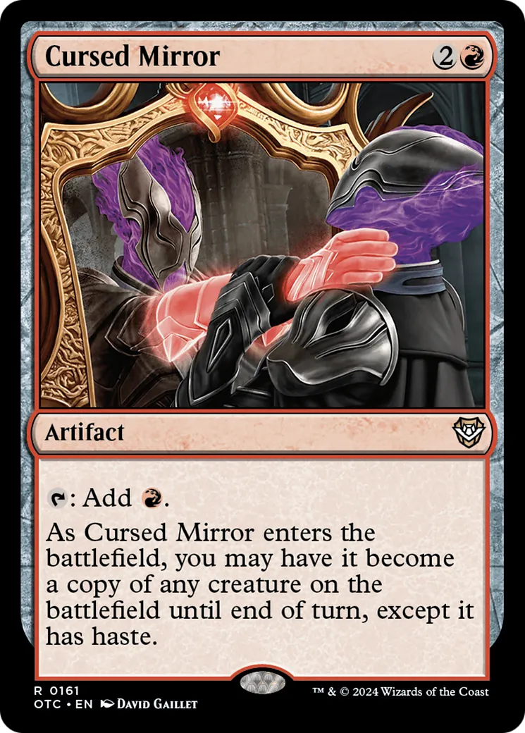 Cursed Mirror — Outlaws of Thunder Junction Commander — Magic: The Gathering