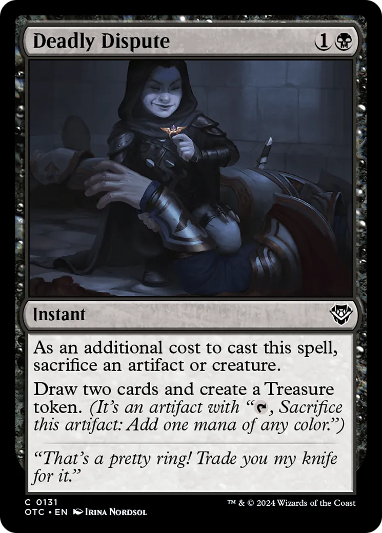 Deadly Dispute — Outlaws of Thunder Junction Commander — Magic: The Gathering