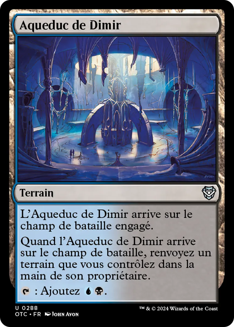 Aqueduc de Dimir — Outlaws of Thunder Junction Commander — Magic: The Gathering