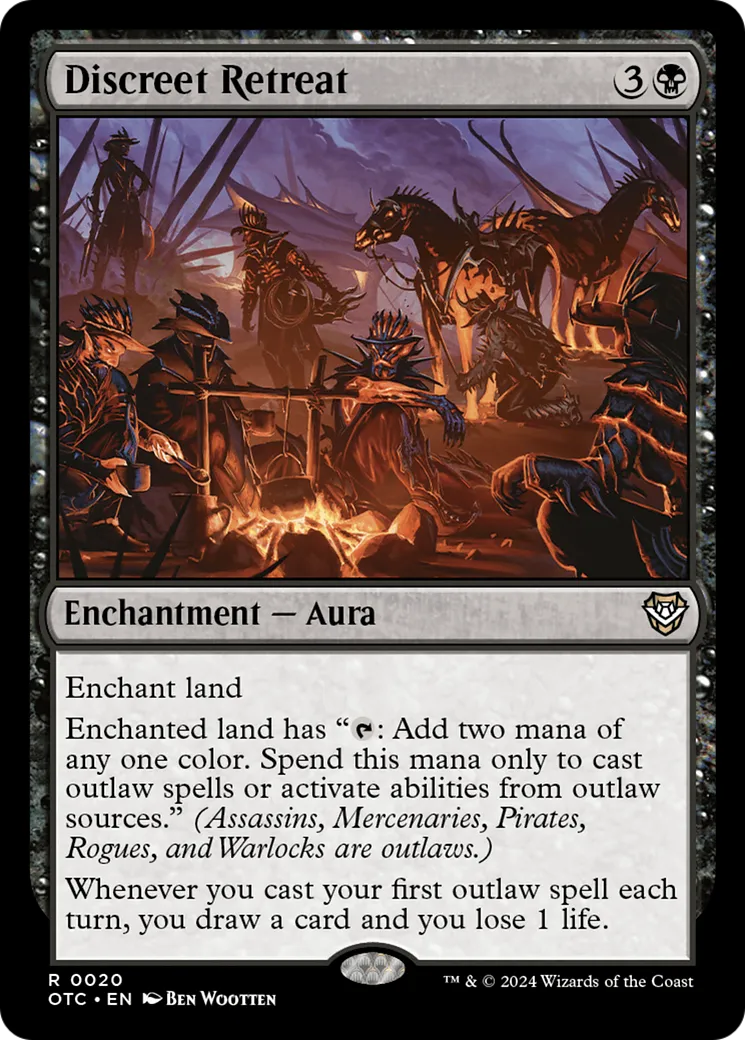 Refuge discret — Outlaws of Thunder Junction Commander — Magic: The Gathering