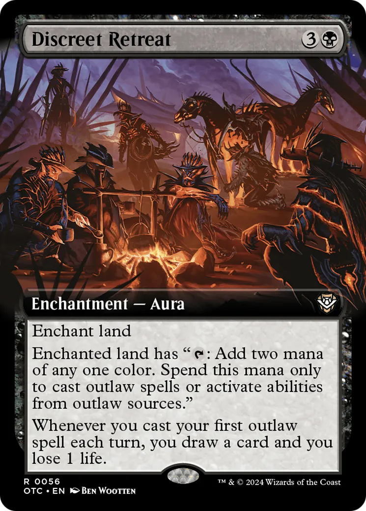 Discreet Retreat — Outlaws of Thunder Junction Commander — Magic: The Gathering
