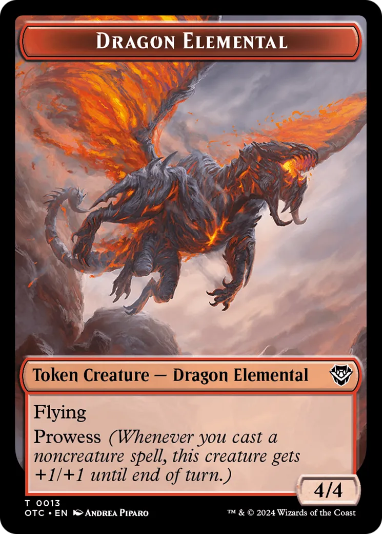 Dragon Elemental — Outlaws of Thunder Junction Commander — Magic: The Gathering
