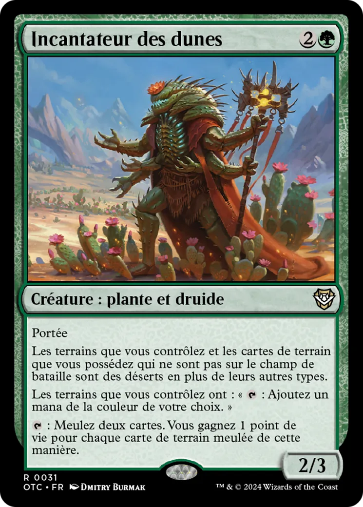 Incantateur des dunes — Outlaws of Thunder Junction Commander — Magic: The Gathering