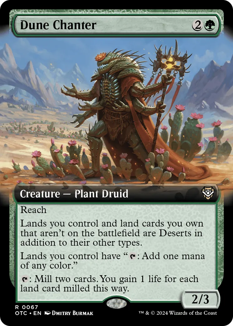 Dune Chanter — Outlaws of Thunder Junction Commander — Magic: The Gathering