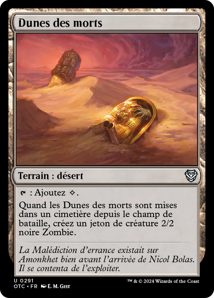 Dunes des morts — Outlaws of Thunder Junction Commander — Magic: The Gathering