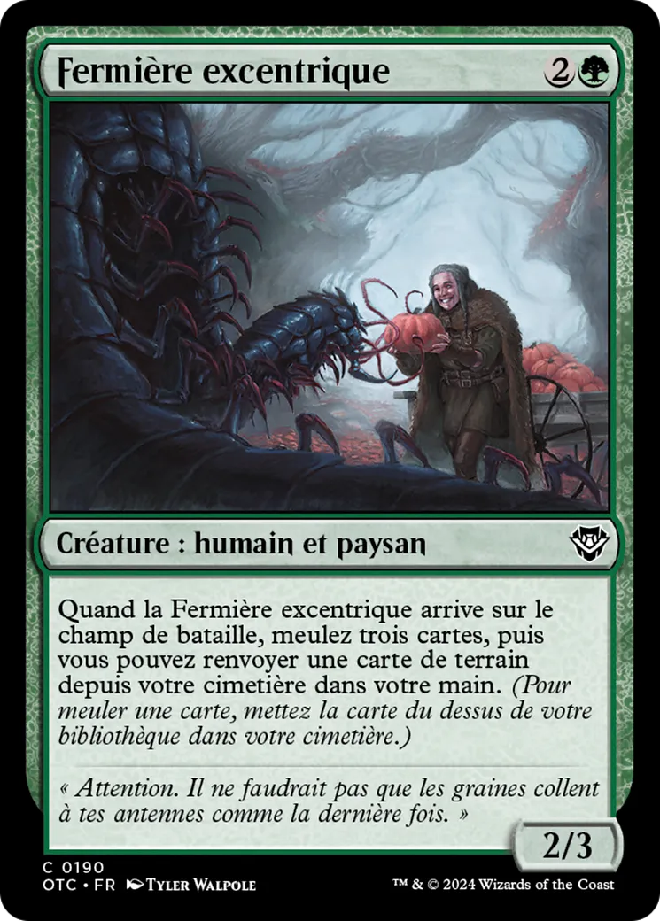 Fermière excentrique — Outlaws of Thunder Junction Commander — Magic: The Gathering