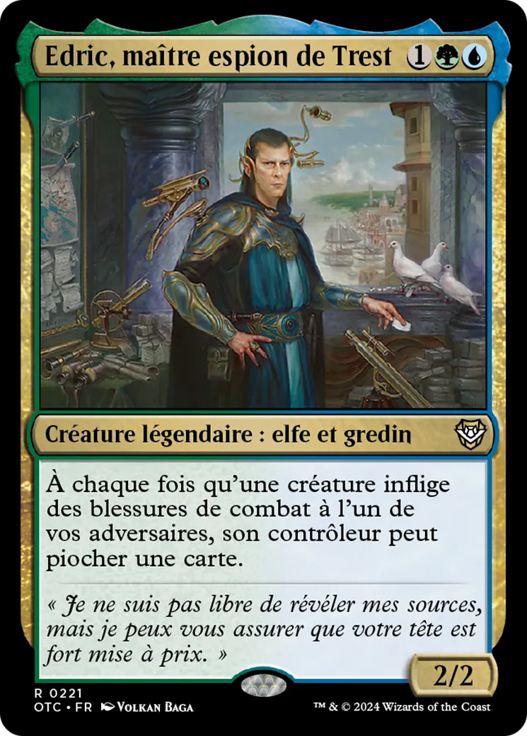 Edric, maître espion de Trest — Outlaws of Thunder Junction Commander — Magic: The Gathering