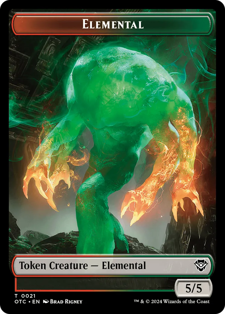 Elemental — Outlaws of Thunder Junction Commander — Magic: The Gathering