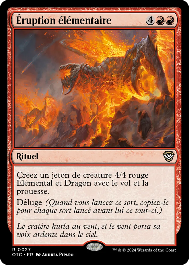 Éruption élémentaire — Outlaws of Thunder Junction Commander — Magic: The Gathering