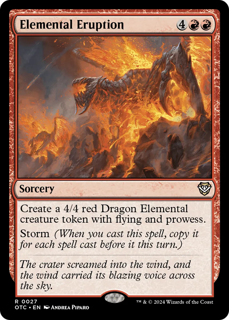 Elemental Eruption — Outlaws of Thunder Junction Commander — Magic: The Gathering